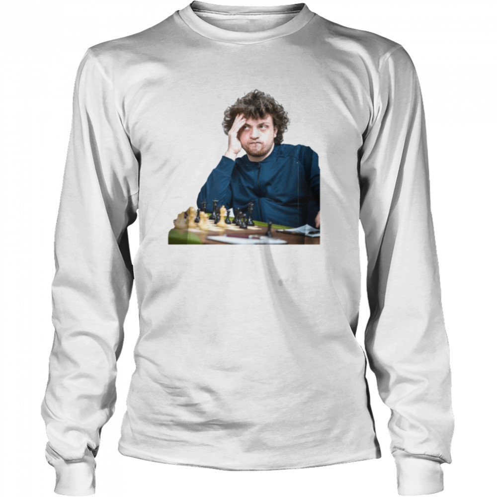 Hans Niemann Grandmaster Chess Player shirt Long Sleeved T-shirt