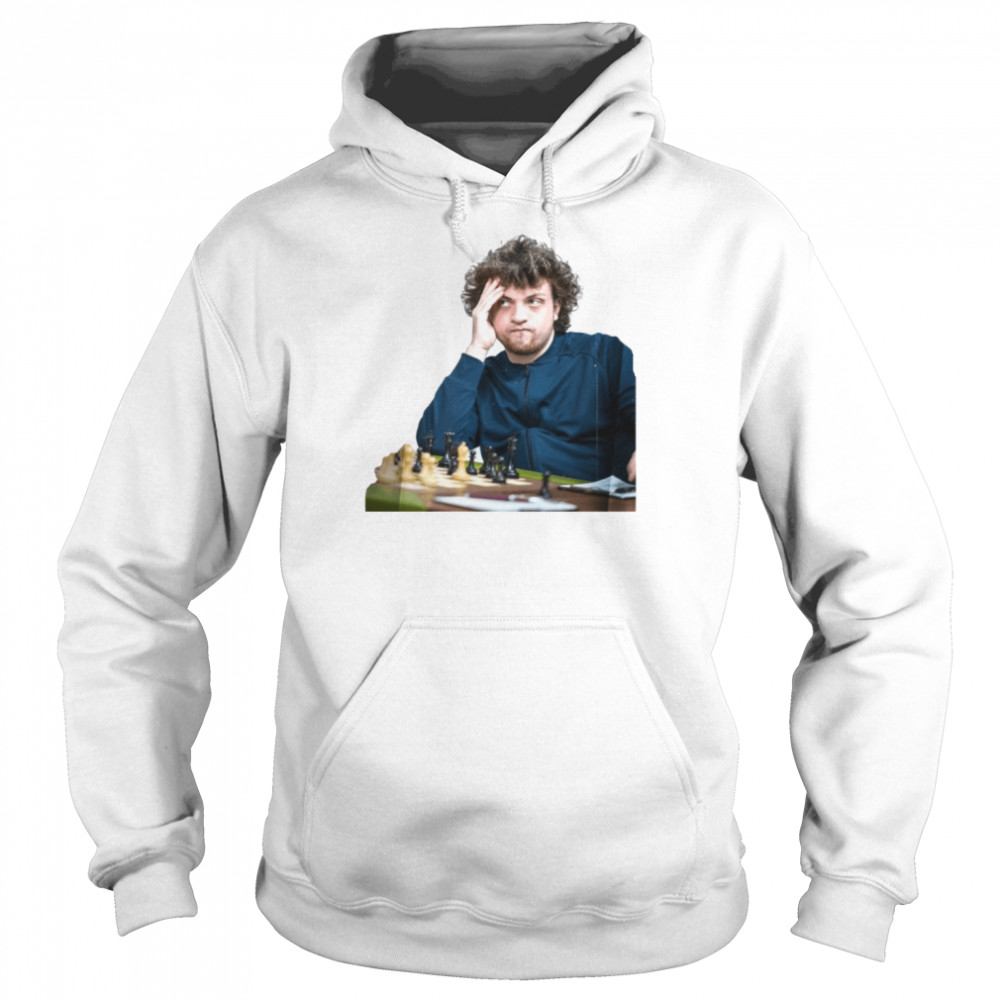 Hans Niemann Grandmaster Chess Player shirt Unisex Hoodie