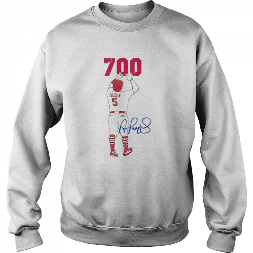 Albert Pujols 700 Hr shirt, hoodie, sweater and v-neck t-shirt