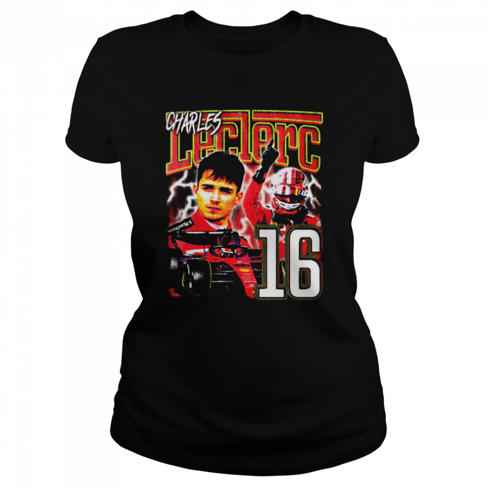 #16 Charles Leclerc Art Bootleg shirt Classic Women's T-shirt