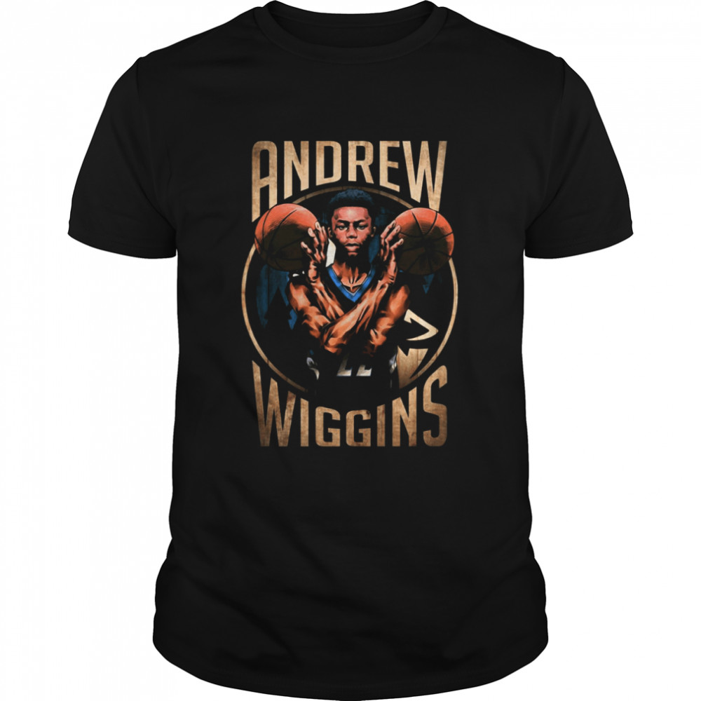 Andrew Wiggins Basketball Player Vintage shirt Classic Men's T-shirt