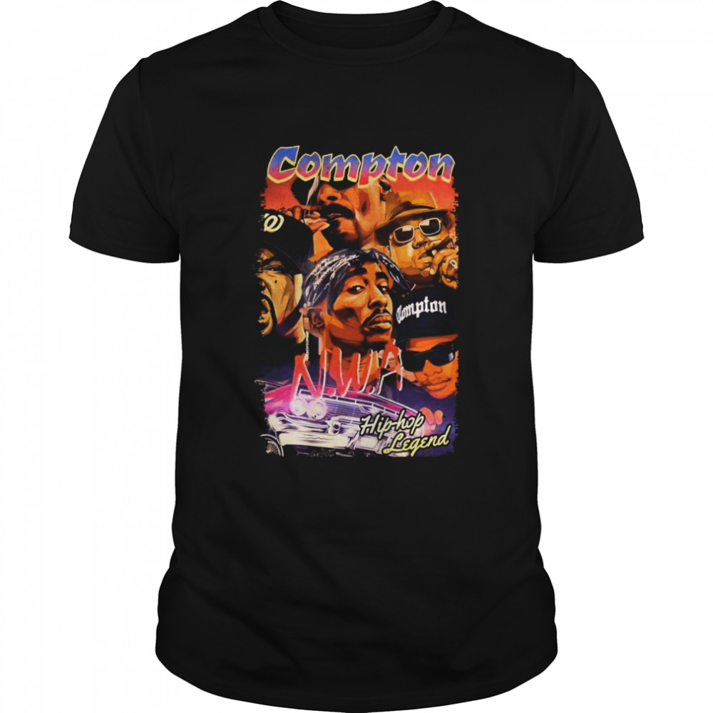 Compton NWA Hip Hop Legend Vintage shirt Classic Men's T-shirt
