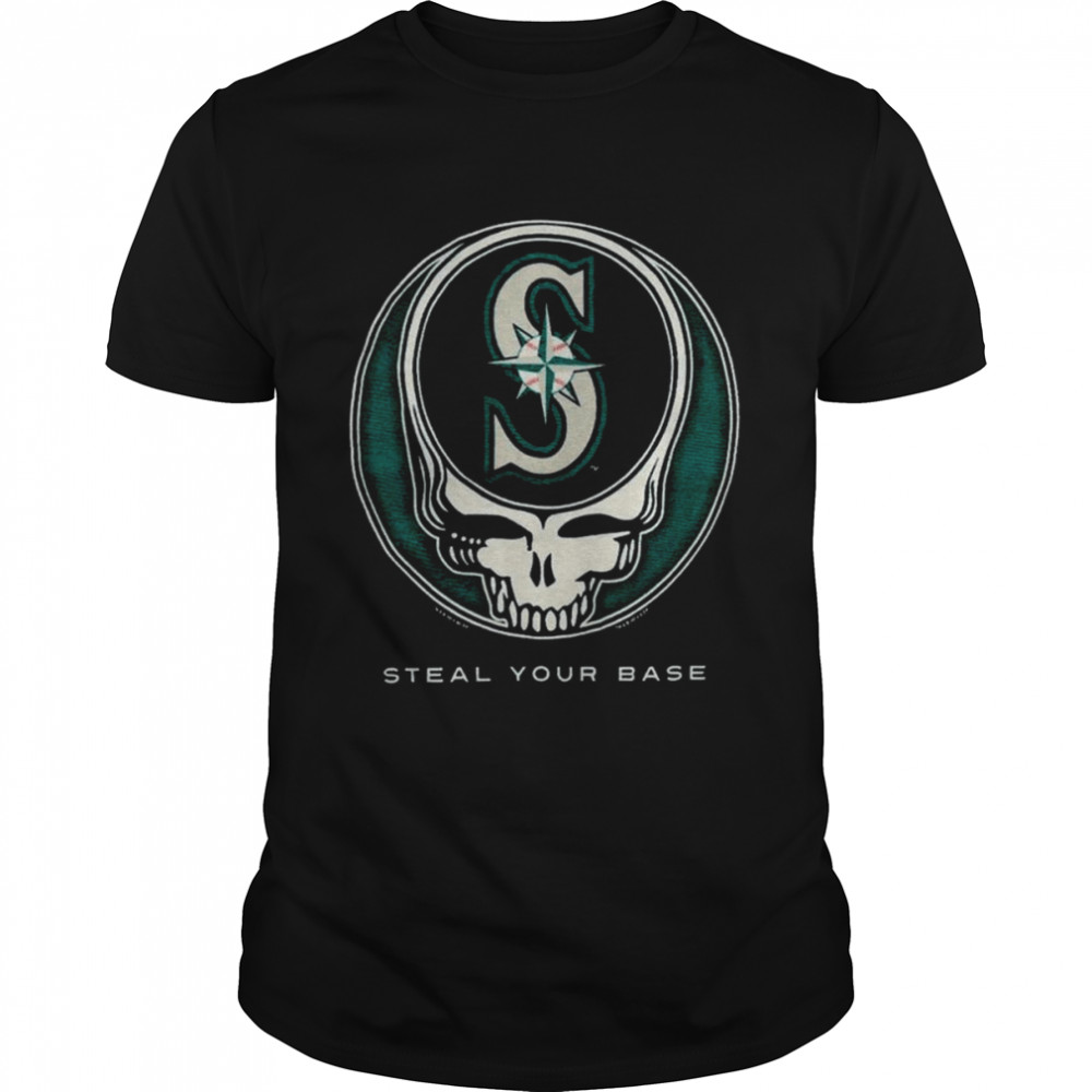 Grateful Dead Seattle Mariners Steal Your Base shirt Classic Men's T-shirt