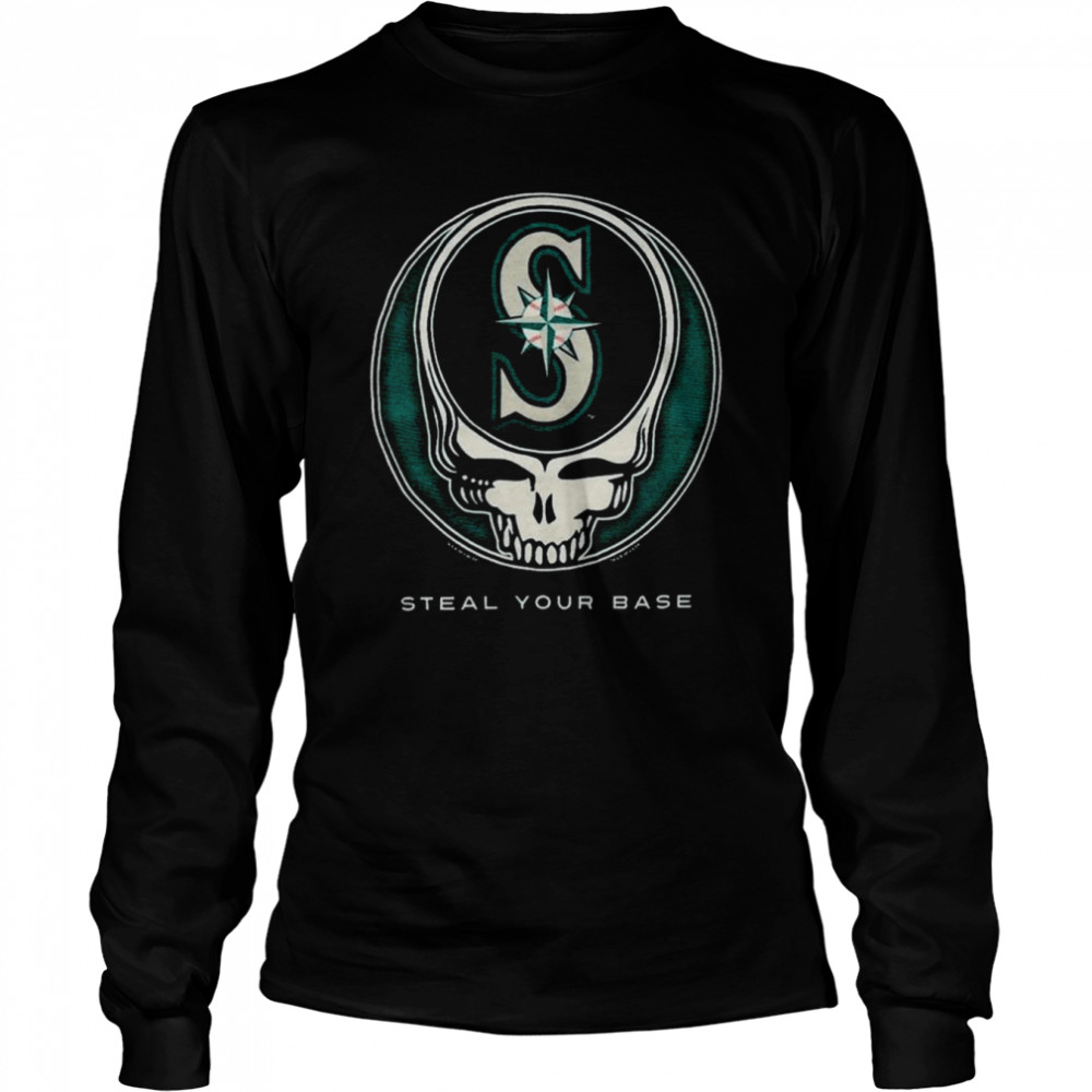 Grateful Dead Seattle Mariners Steal Your Base shirt Long Sleeved T-shirt