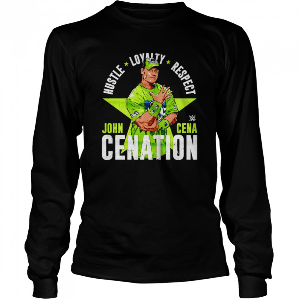 John Cena Cenation Hustle Loyalty Respect shirt Long Sleeved T-shirt
