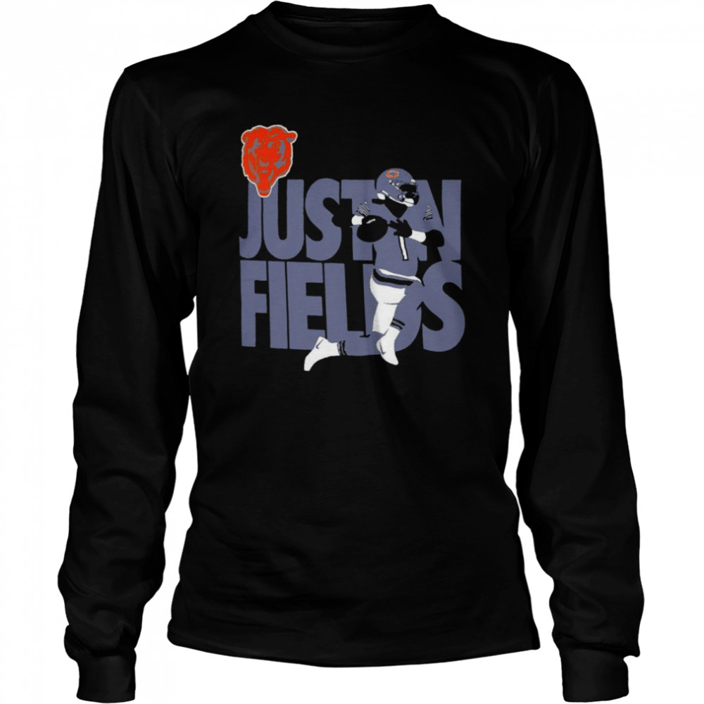 Justin Fields Chicago Bears Nike Player shirt Long Sleeved T-shirt