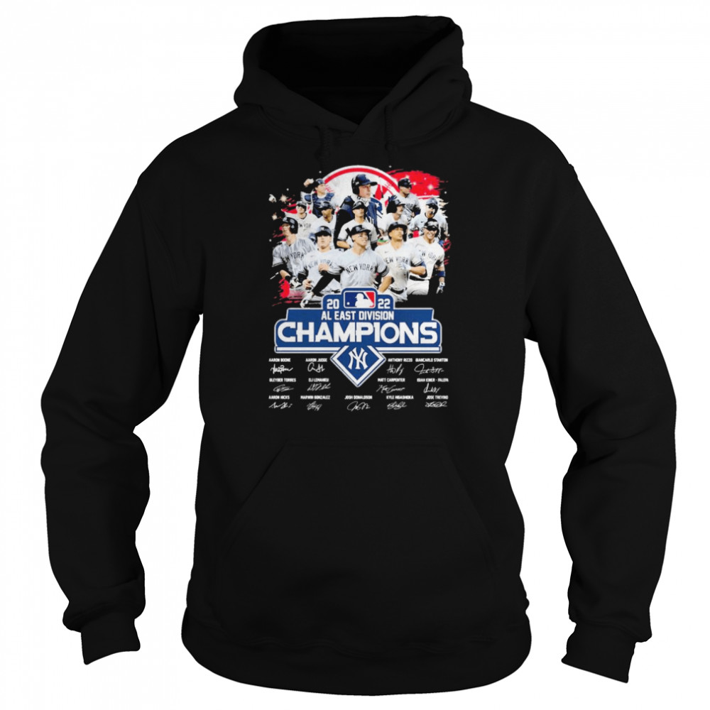MLB 2022 AL east Division Champions New York Mets signatures shirt Unisex Hoodie