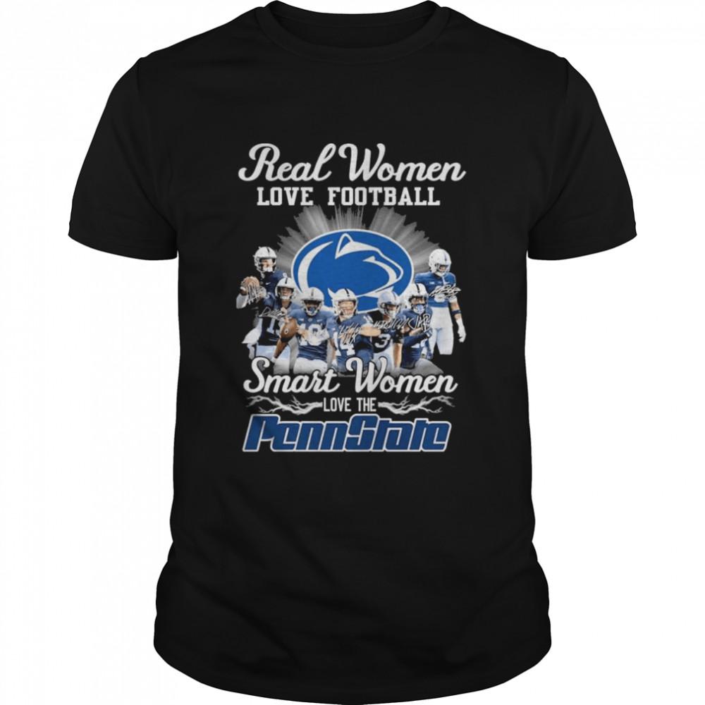 Real Women love football smart Women love the Penn State signatures shirt Classic Men's T-shirt