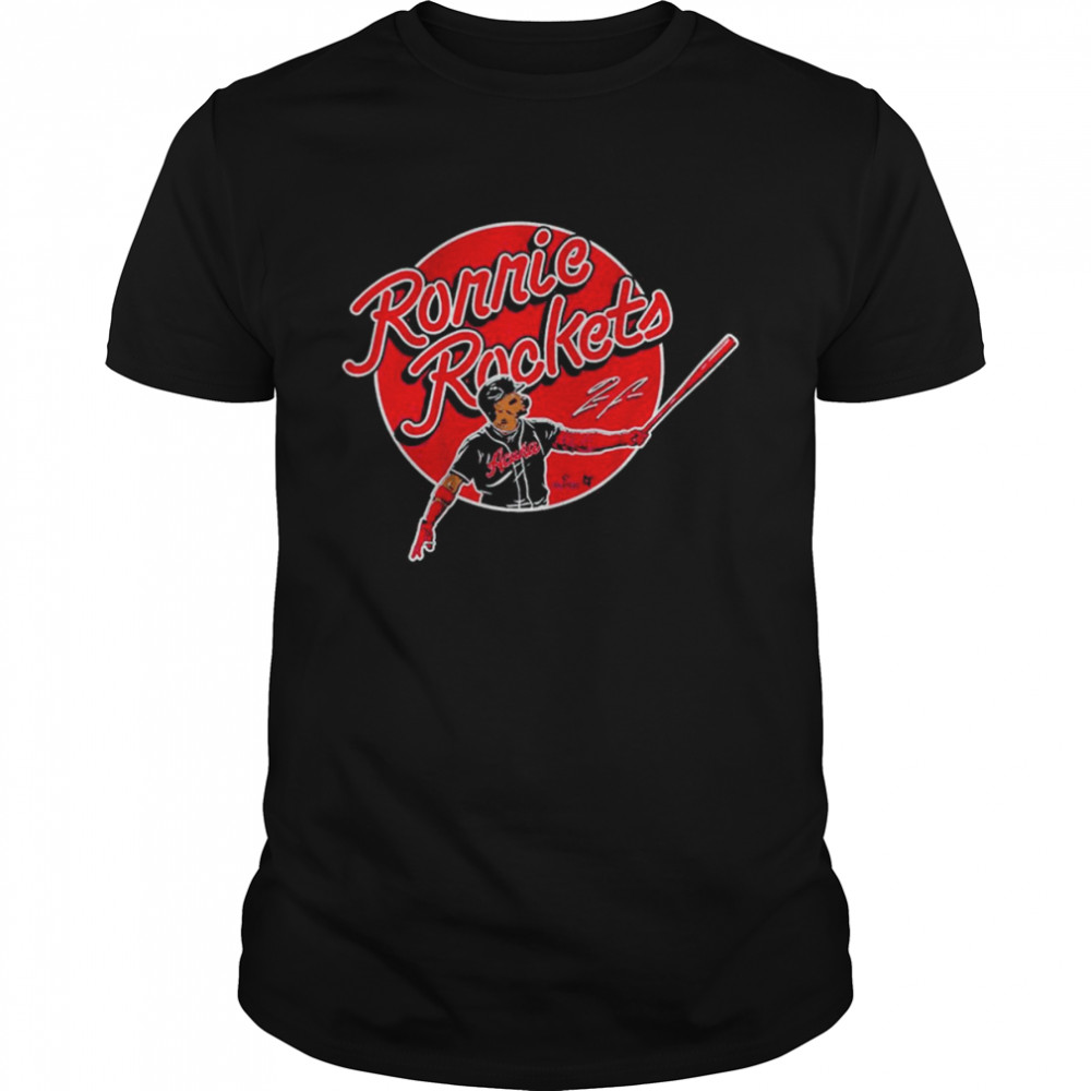 Ronald Acuña Jr Ronnie Rockets Signature  Classic Men's T-shirt
