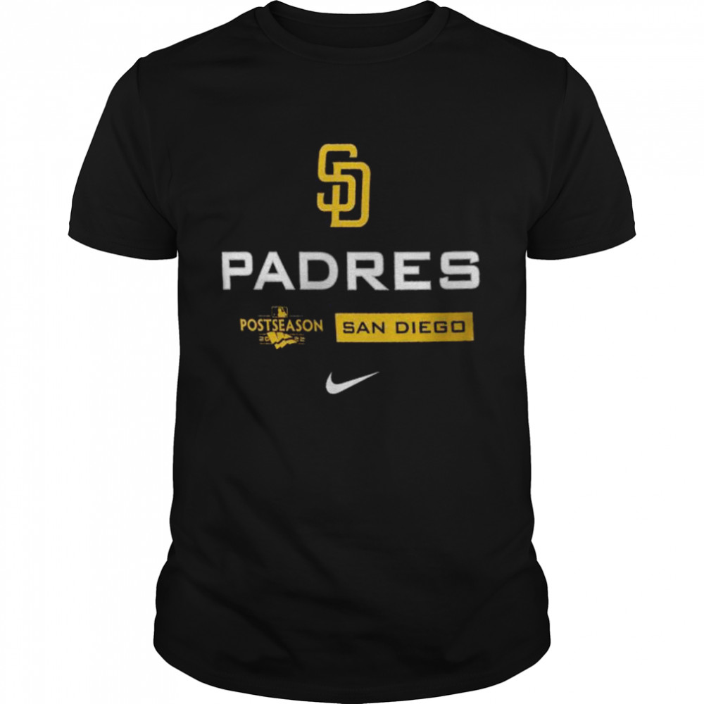 San Diego Padres Nike 2022 Postseason Authentic Collection Dugout T-Shirt