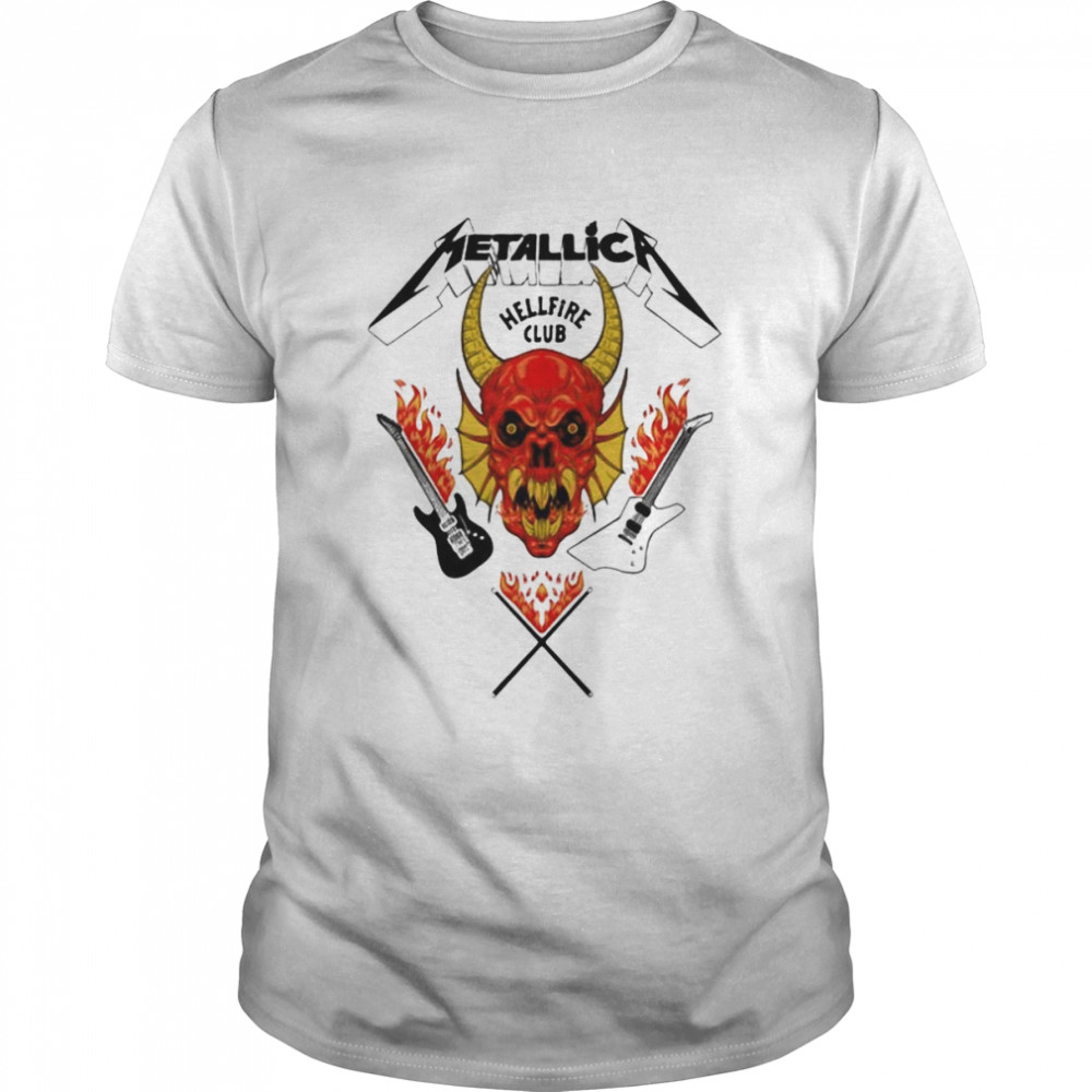 Stranger Things Metallica Hellfire Club 2022 Shirt