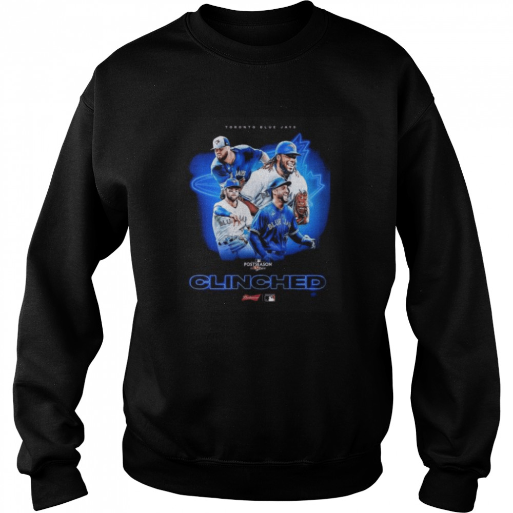 Toronto blue jays clinched are back 2022 mlb postseason shirt Unisex Sweatshirt
