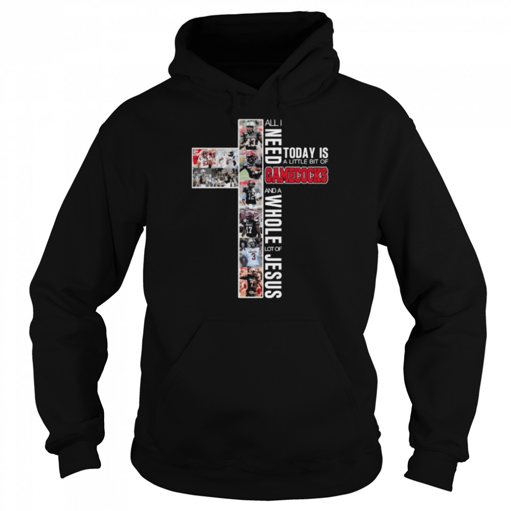 All I need today is a little of South Carolina Gamecocks and a whole lot of jesus 2022 shirt Unisex Hoodie