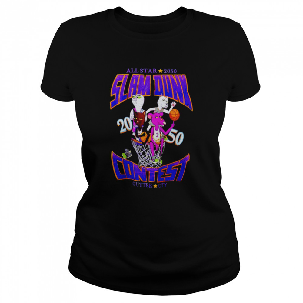 All Star 2050 Slam Dunk Contest Gutter City shirt Classic Women's T-shirt