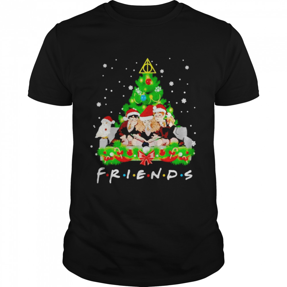 Friends Harry Potter And Ron And Hermione Merry Christmas shirt Classic Men's T-shirt