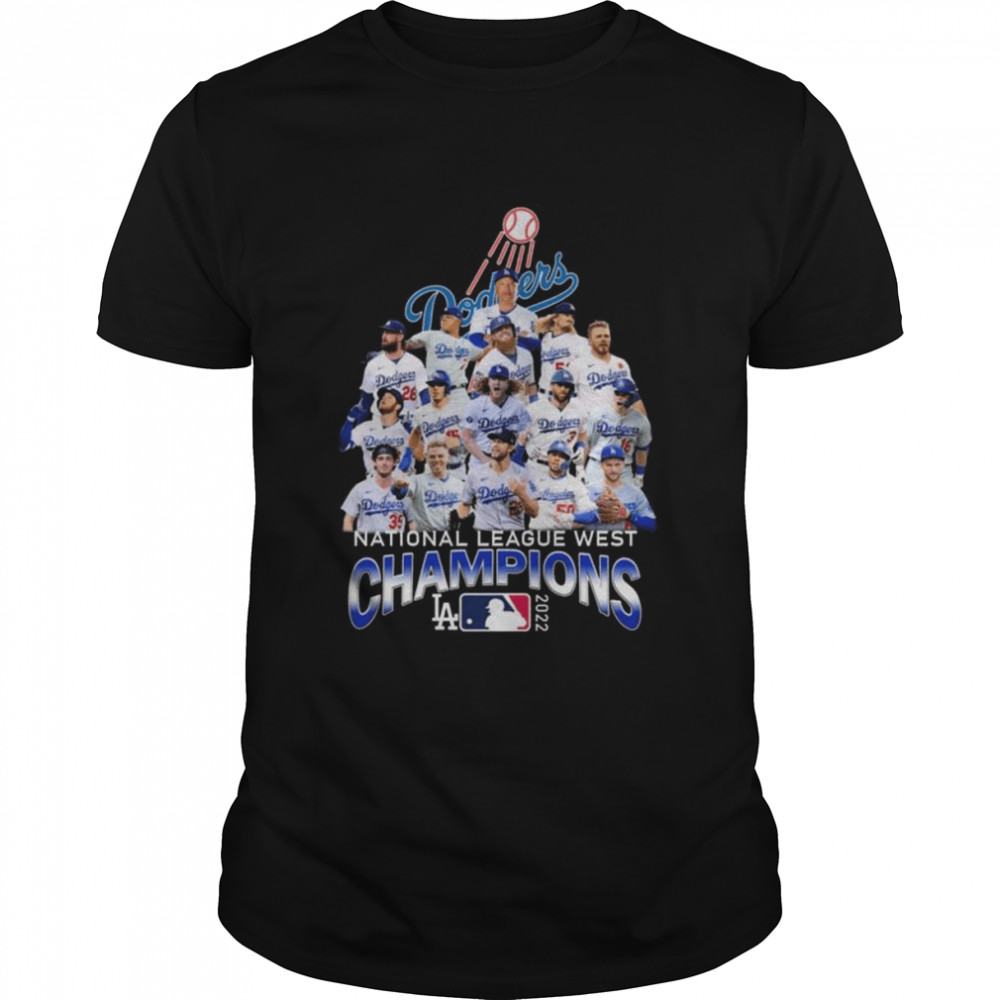 Los Angeles Dodgers national league west champions 2022 shirt Classic Men's T-shirt