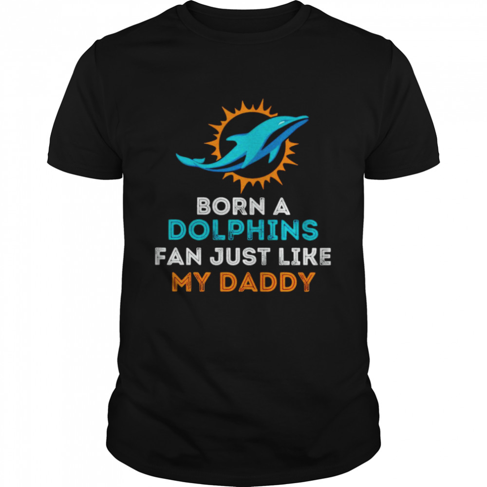 Miami Dolphins fan just like my daddy shirt Classic Men's T-shirt