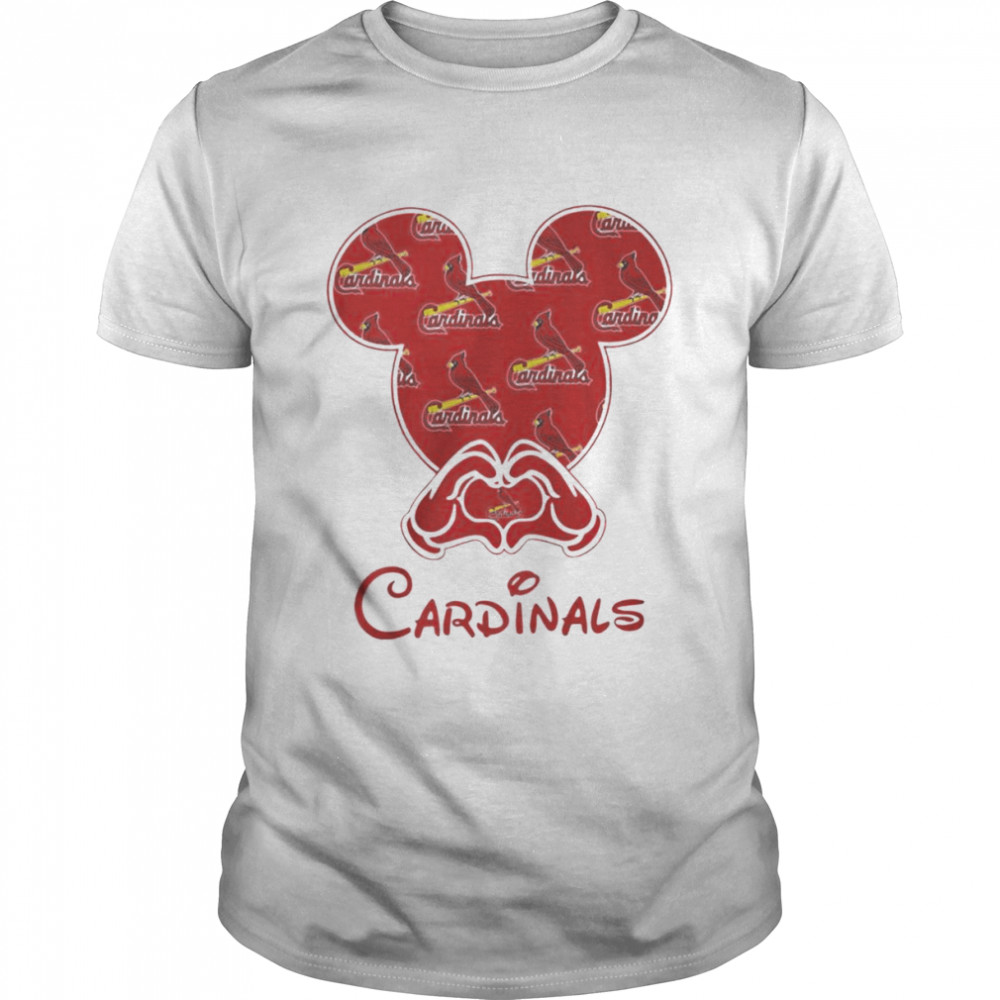 Mickey mouse St Louis Cardinals football shirt Classic Men's T-shirt