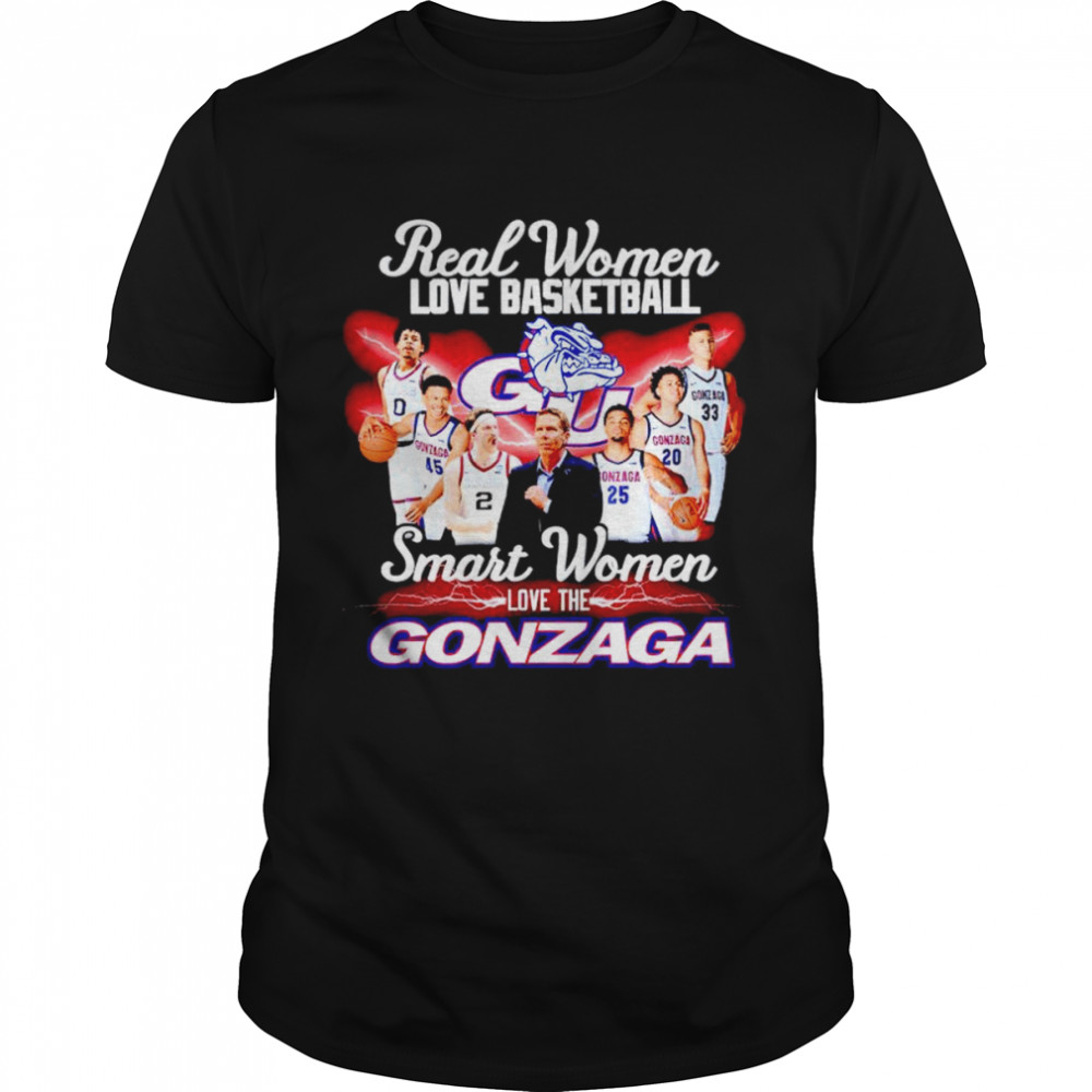 Real women love football smart women love the Gonzaga Bulldogs shirt Classic Men's T-shirt