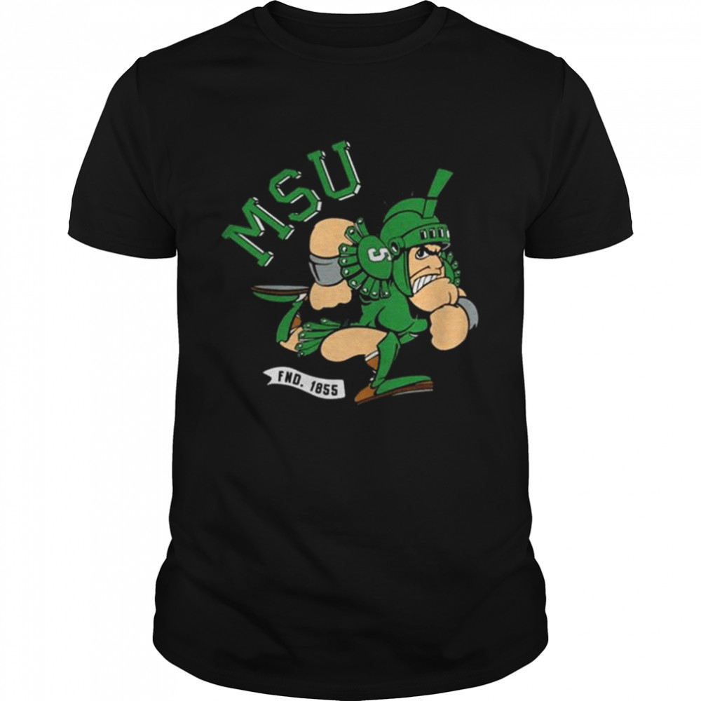 Retro MSU Running Sparty shirt Classic Men's T-shirt