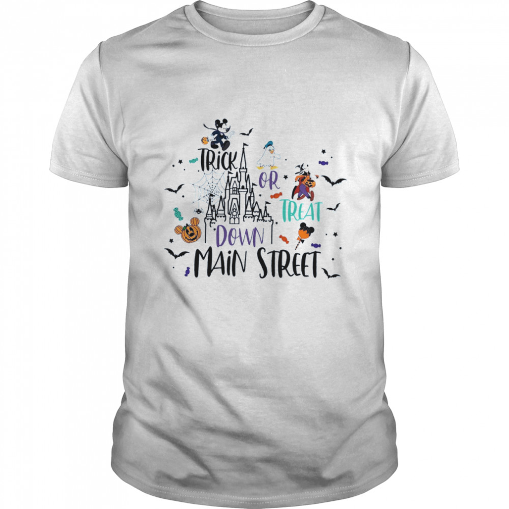 Trick or Treat Down Main Street  Classic Men's T-shirt