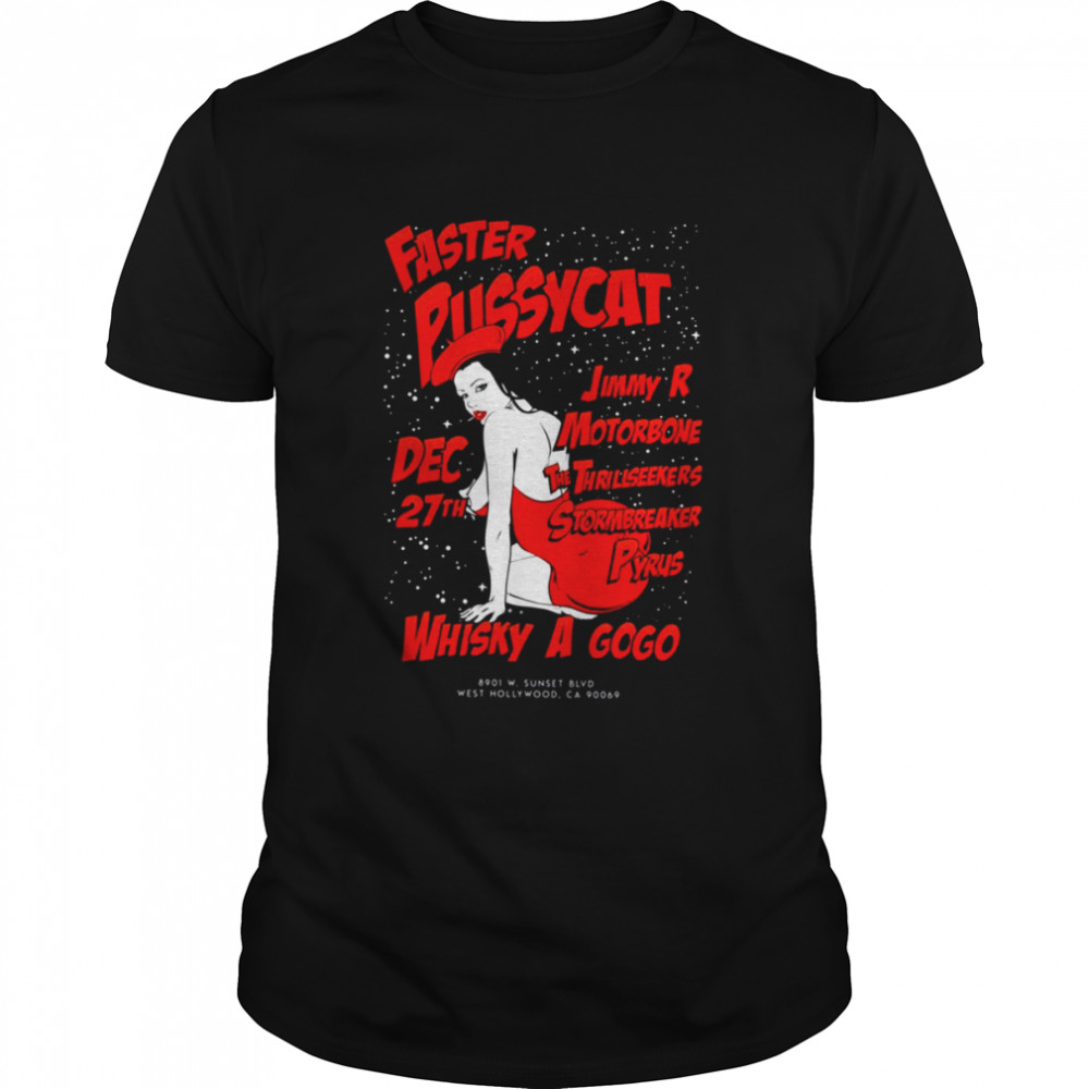 Wisky A Gogo Faster Pussycat shirt Classic Men's T-shirt