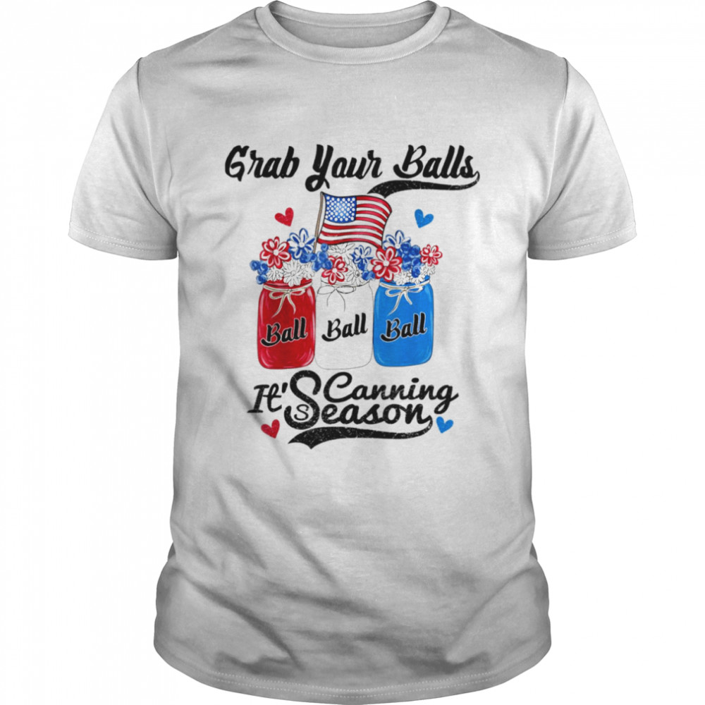 Canning 4th of July Flag America T-Shirt