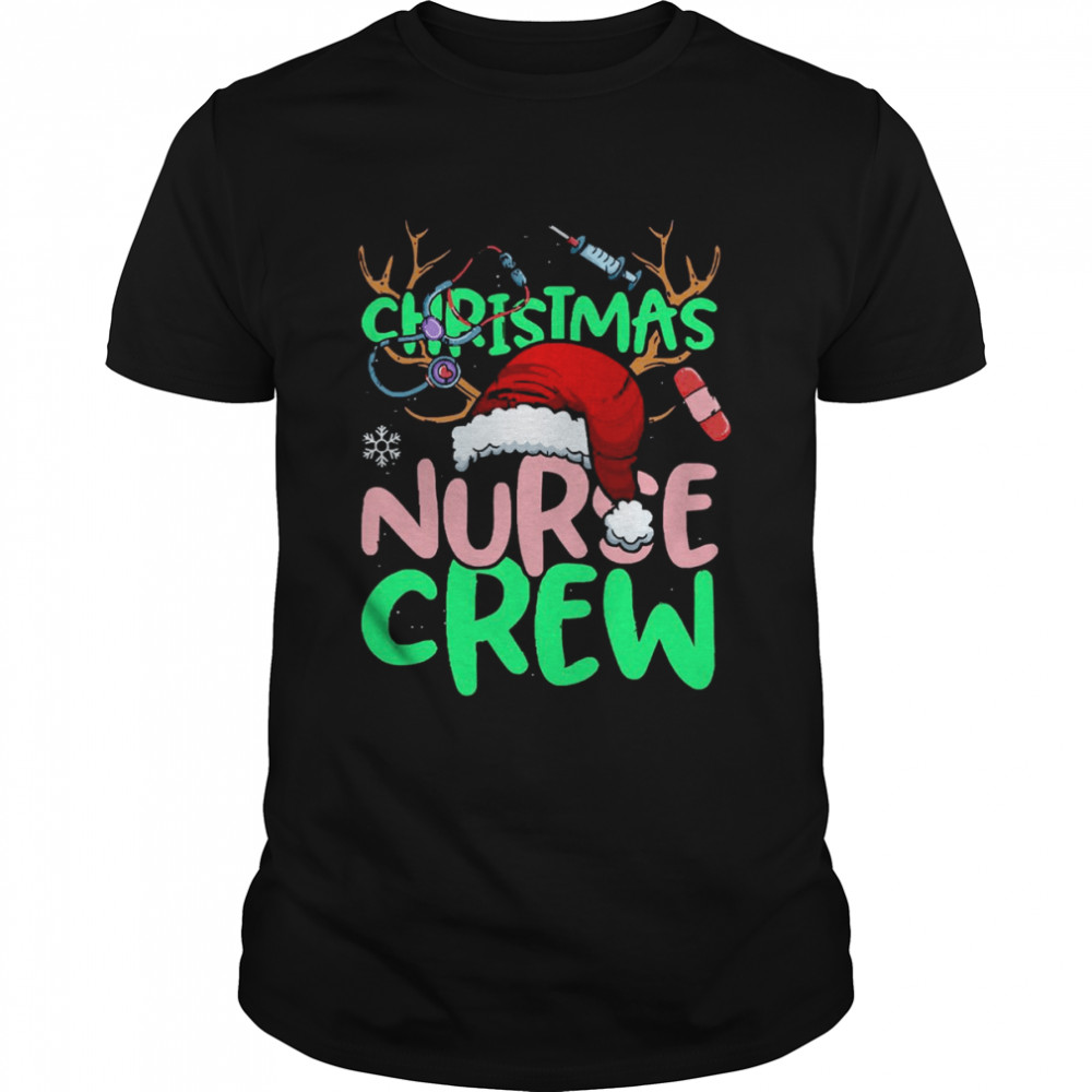 Christmas Nurse Crew Practitioners Funny RN LPN Gift T- Classic Men's T-shirt