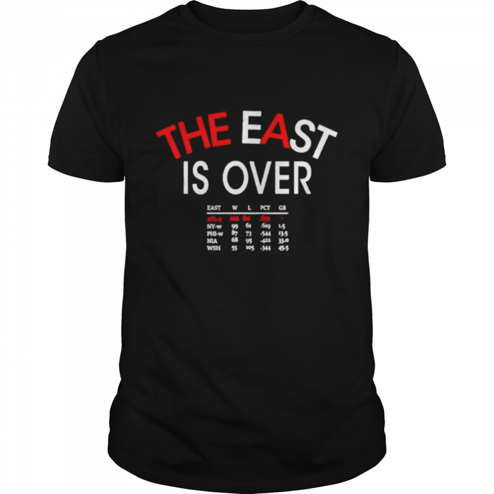 MLB Atlanta Braves the east is over 2022 shirt Classic Men's T-shirt
