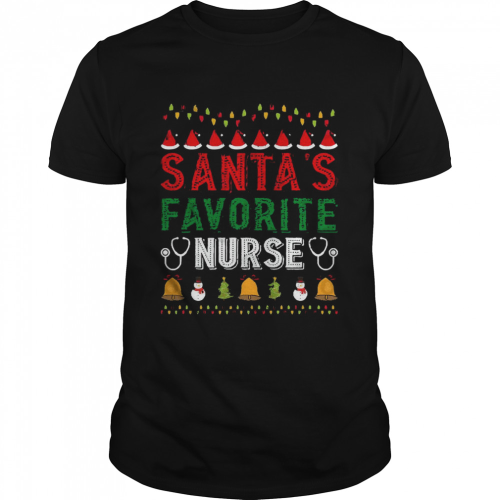 Santa’s Favorite Ornament Xmas Holiday shirt Classic Men's T-shirt