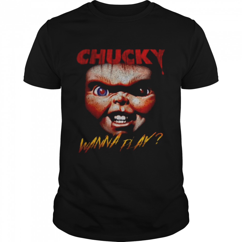 Child’s Play Adult Chucky Face shirt