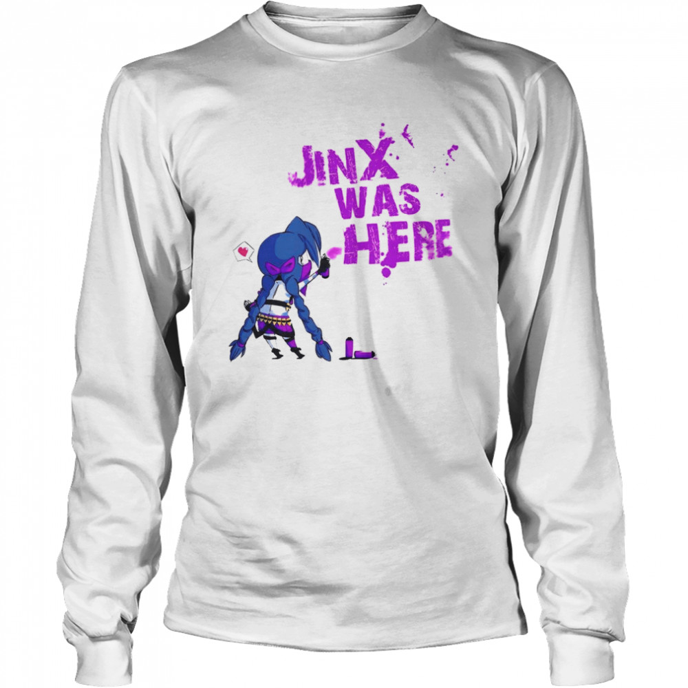 Jinx Adult Long Sleeve T-shirt (Black) | Arcane | League of Legends | Made  To Order With Love