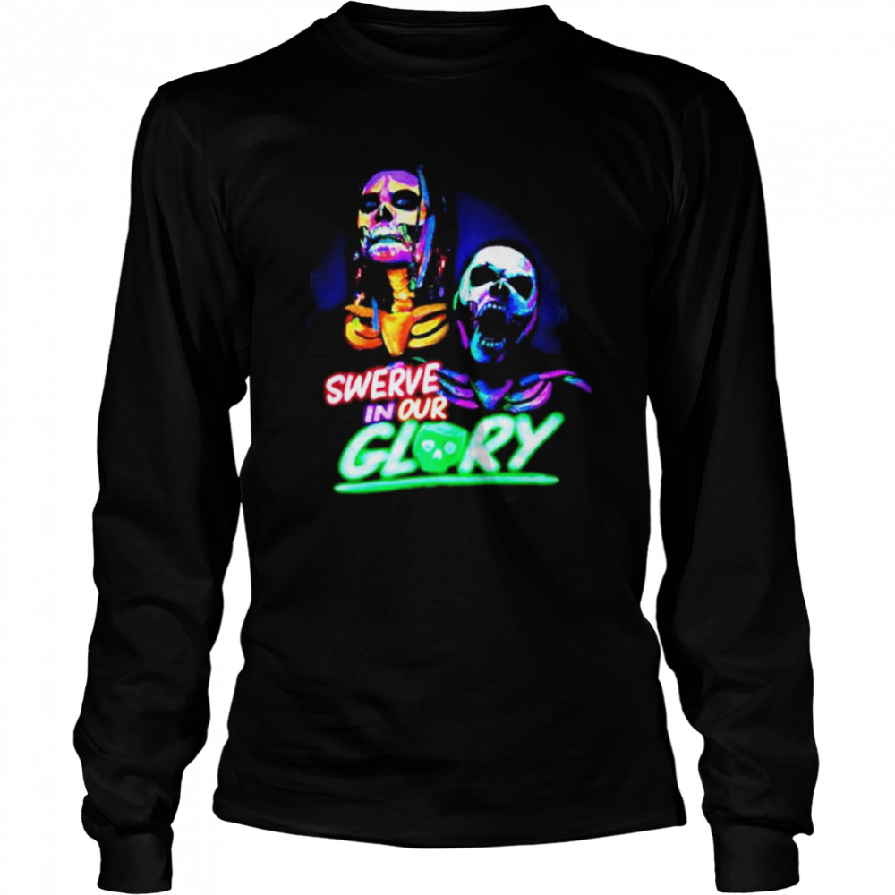 Swerve in our glory halloween glow 2022 series shirt Long Sleeved T-shirt