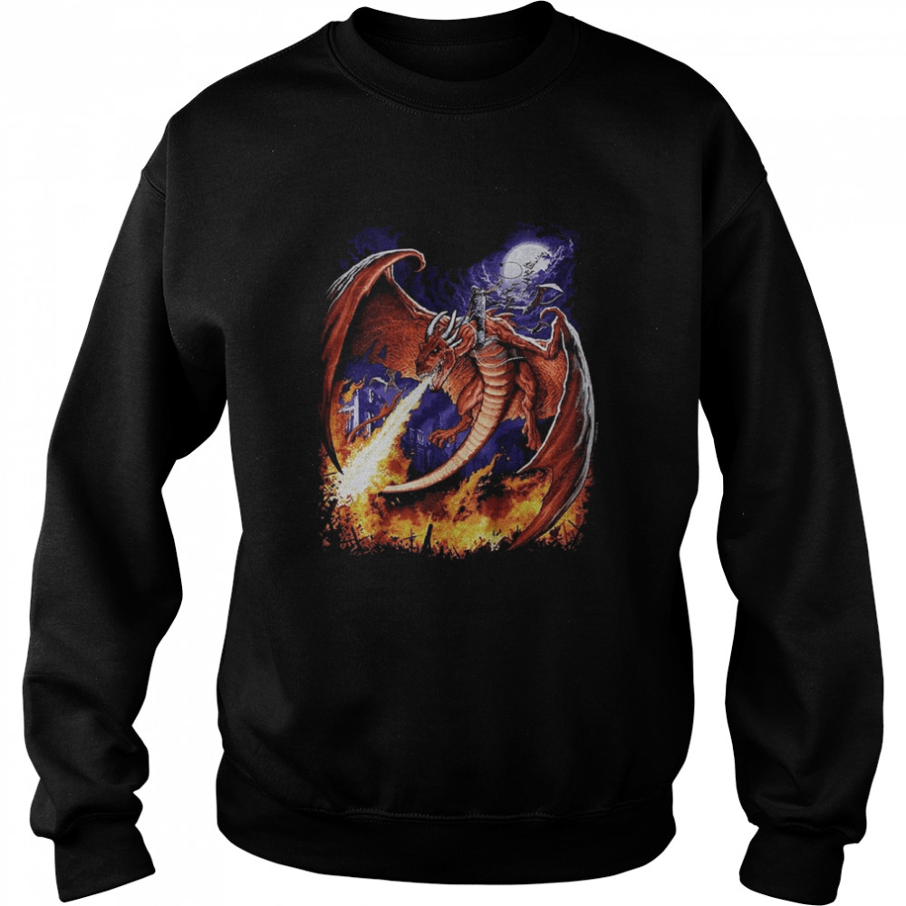 Vintage 90s Liquid Blue Dragon shirt Unisex Sweatshirt