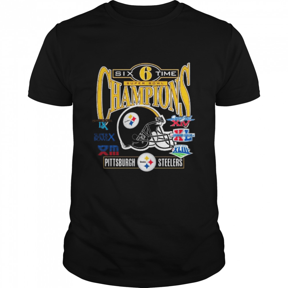 Pittsburgh Steelers Mitchell & Ness 6X Super Bowl Champs Fleece shirt -  Trend T Shirt Store Online