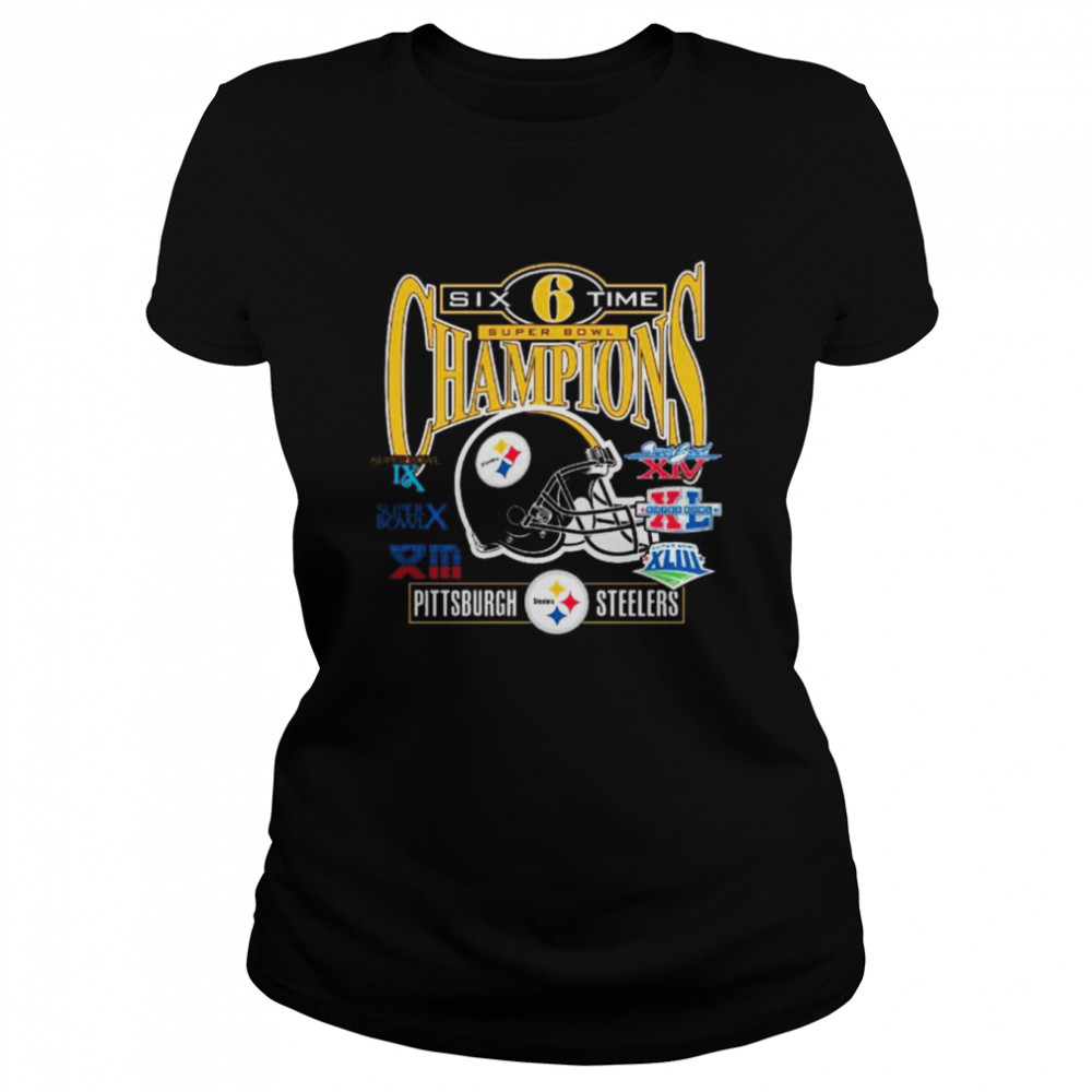 Pittsburgh Steelers Mitchell & Ness 6X Super Bowl Champs Fleece shirt -  Trend T Shirt Store Online