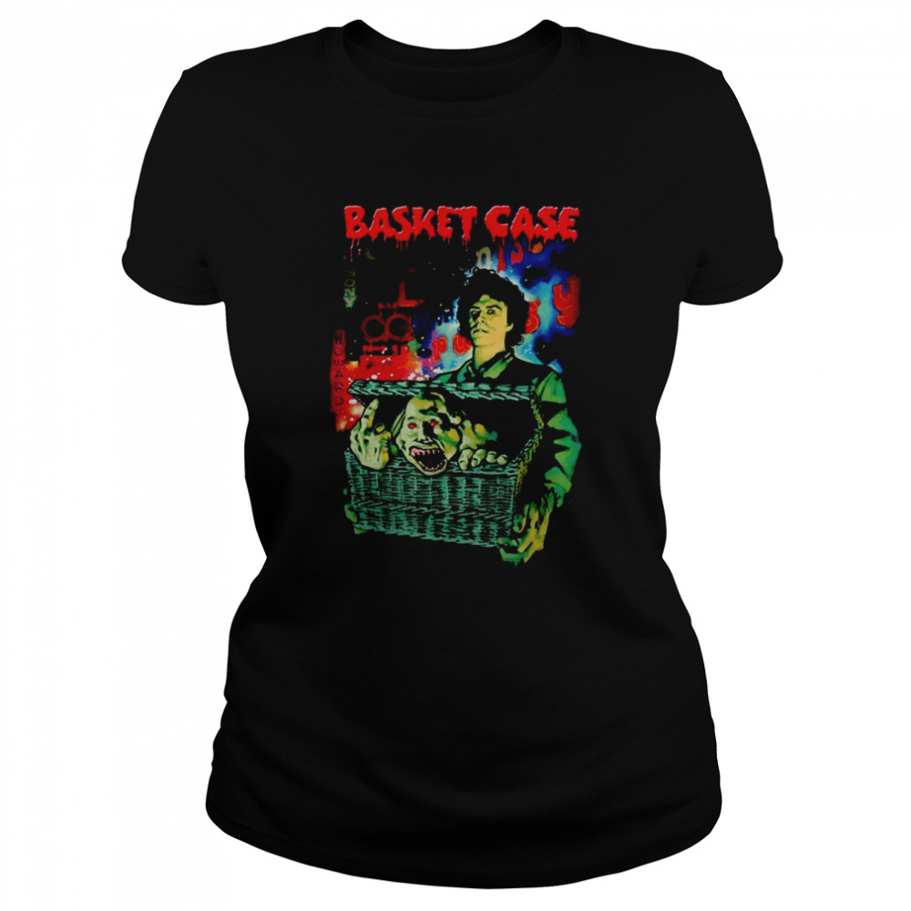 Basket Case 1982 Horror Scary Movie Halloween Retro shirt Classic Women's T-shirt