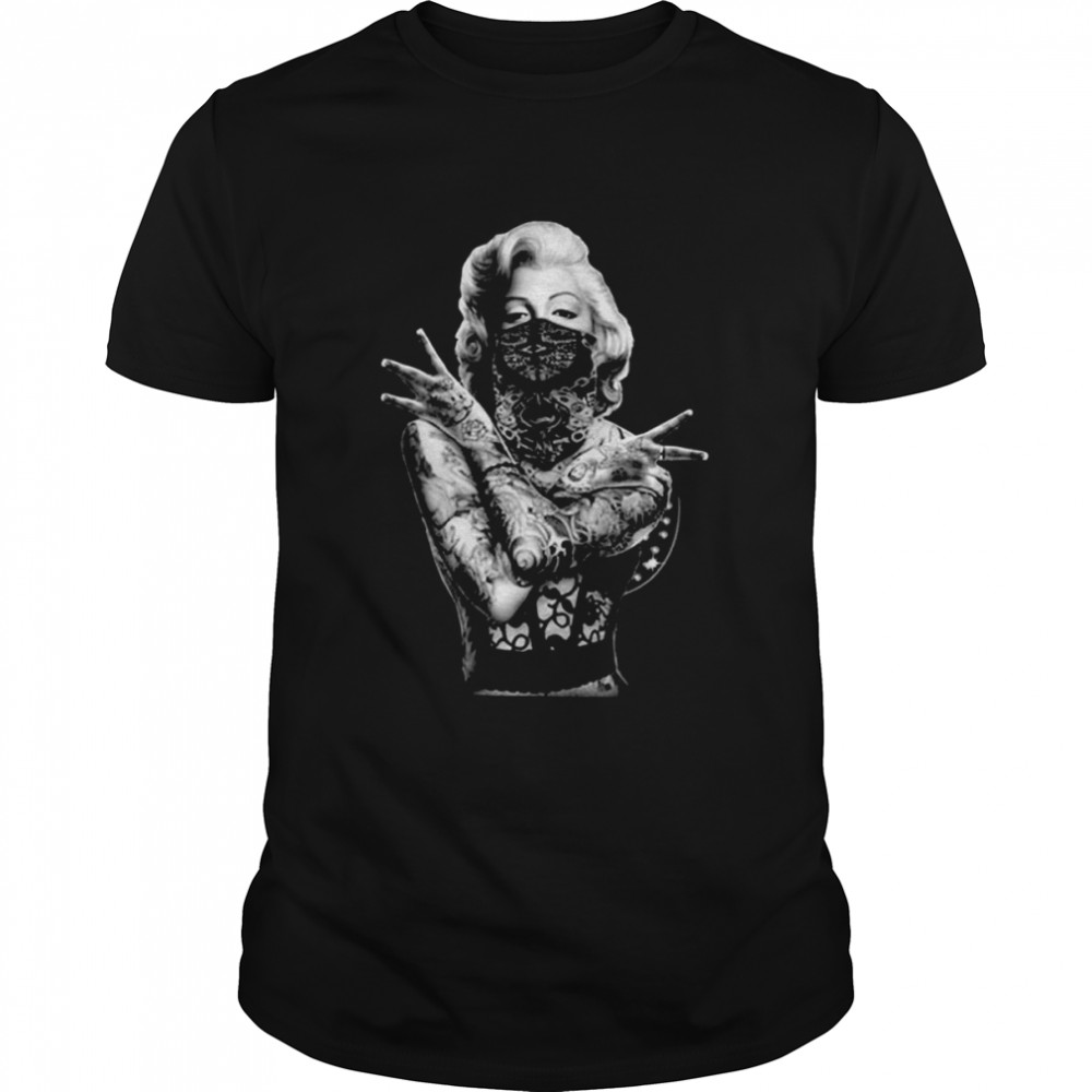 Cool Tatoo Art Marilyn Monroe shirt