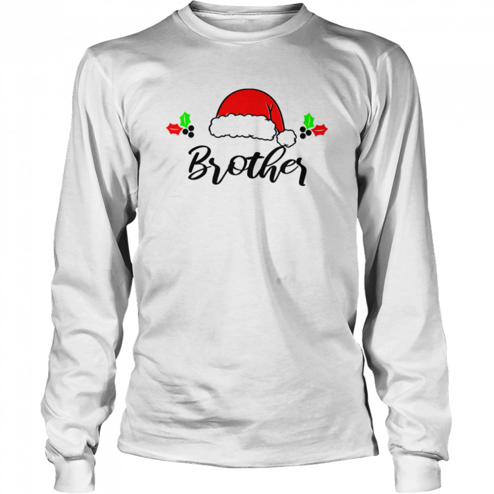 Family Brother Christmas Matching Family Christmas Gift T- Long Sleeved T-shirt