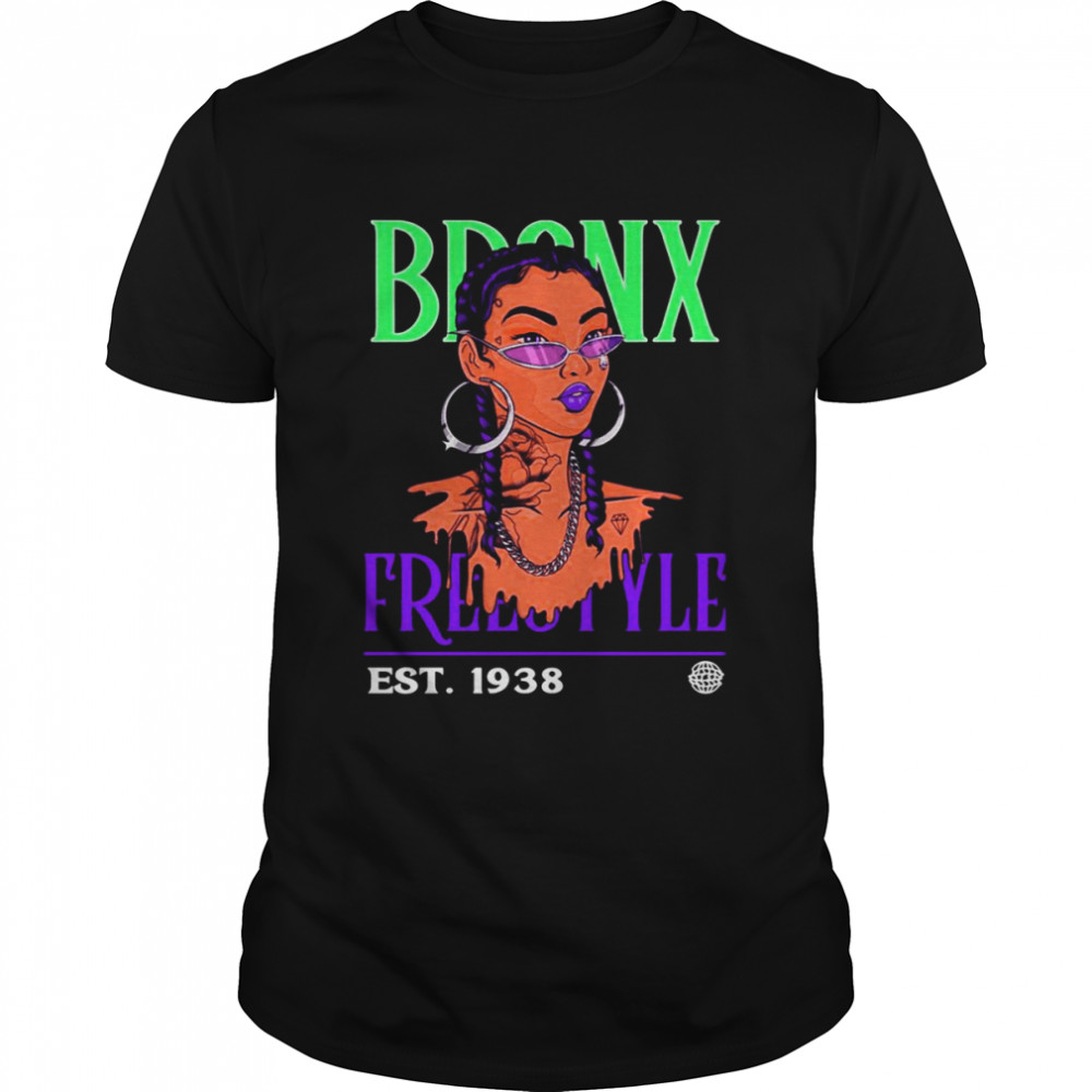 Female Rapper Bronx Freestyle EST 1938 shirt Classic Men's T-shirt