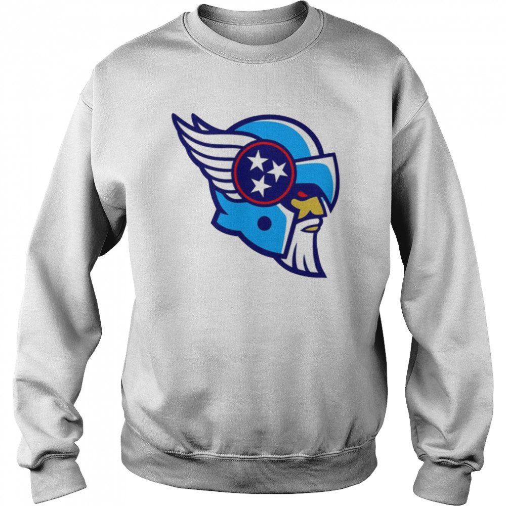 The Tennessee Titans Viking Helmet Design Symbols shirt Unisex Sweatshirt