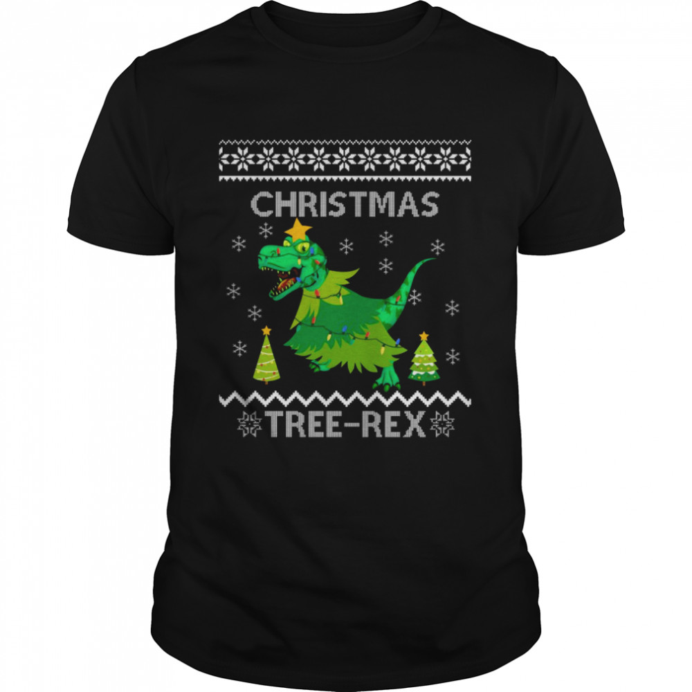 Ugly Christmas Treerex shirt