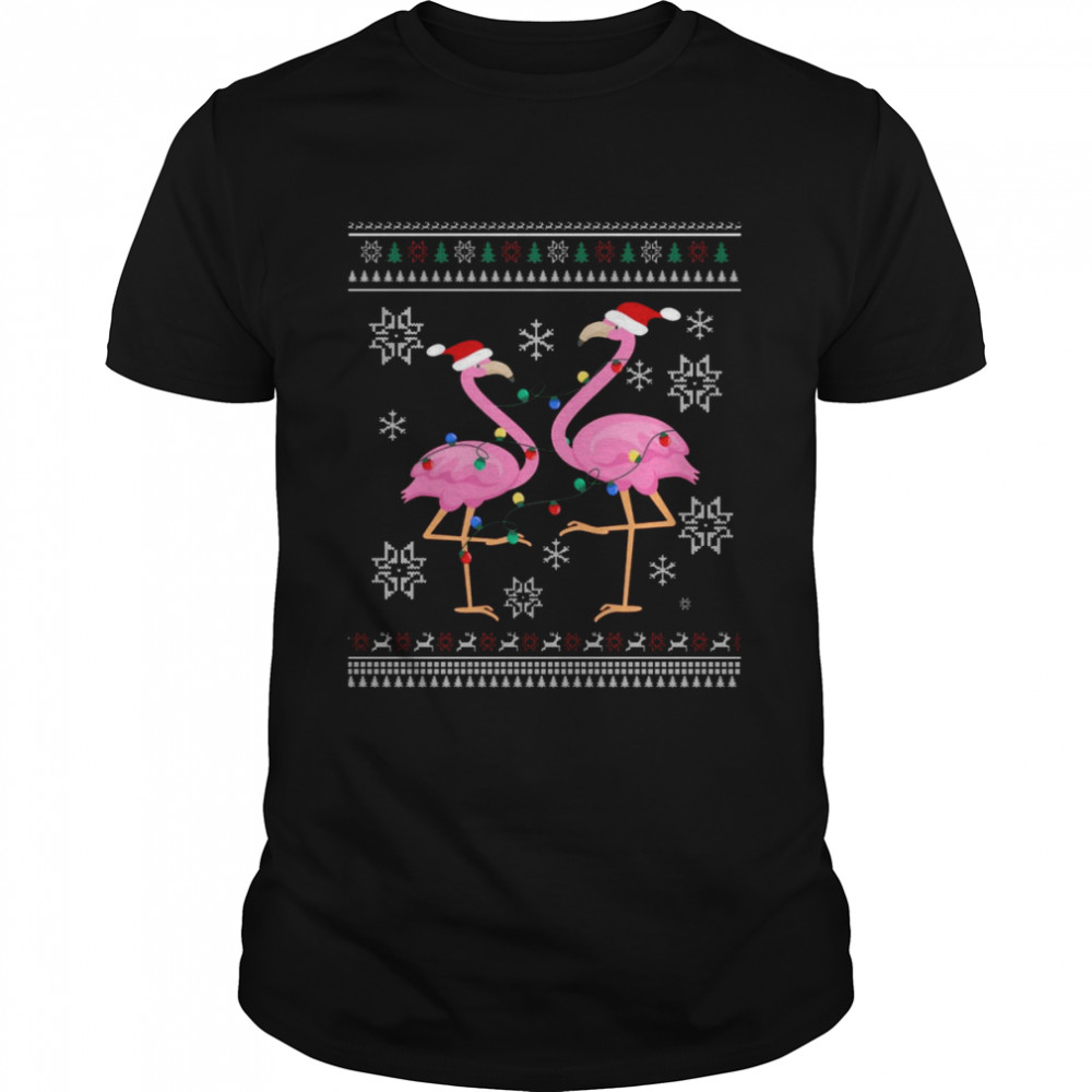 Ugly Flamingo Christmas shirt