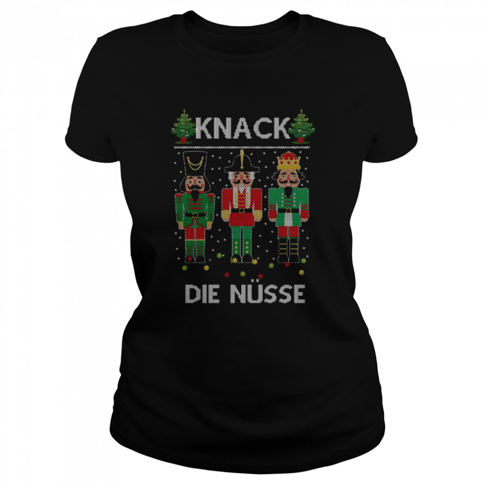 Ugly Nutcracker Christmas shirt Classic Women's T-shirt