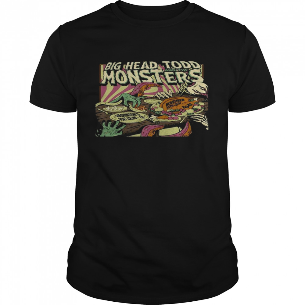 Big Head Todd And The Monsters Fort Collins Nov 26 2022 Classic Men's T-shirt