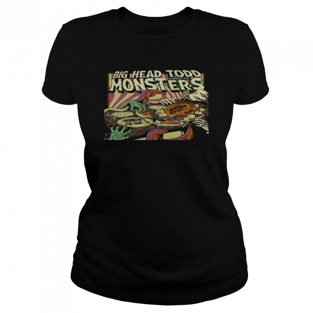 Big Head Todd And The Monsters Fort Collins Nov 26 2022 Classic Women's T-shirt