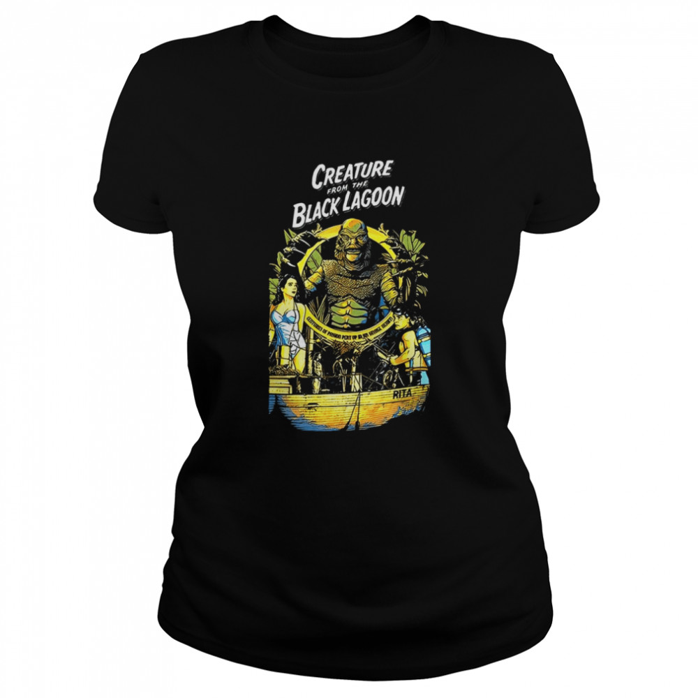The Creature From The Black Lagoon Scary Movie Universal Monsters shirt Classic Women's T-shirt