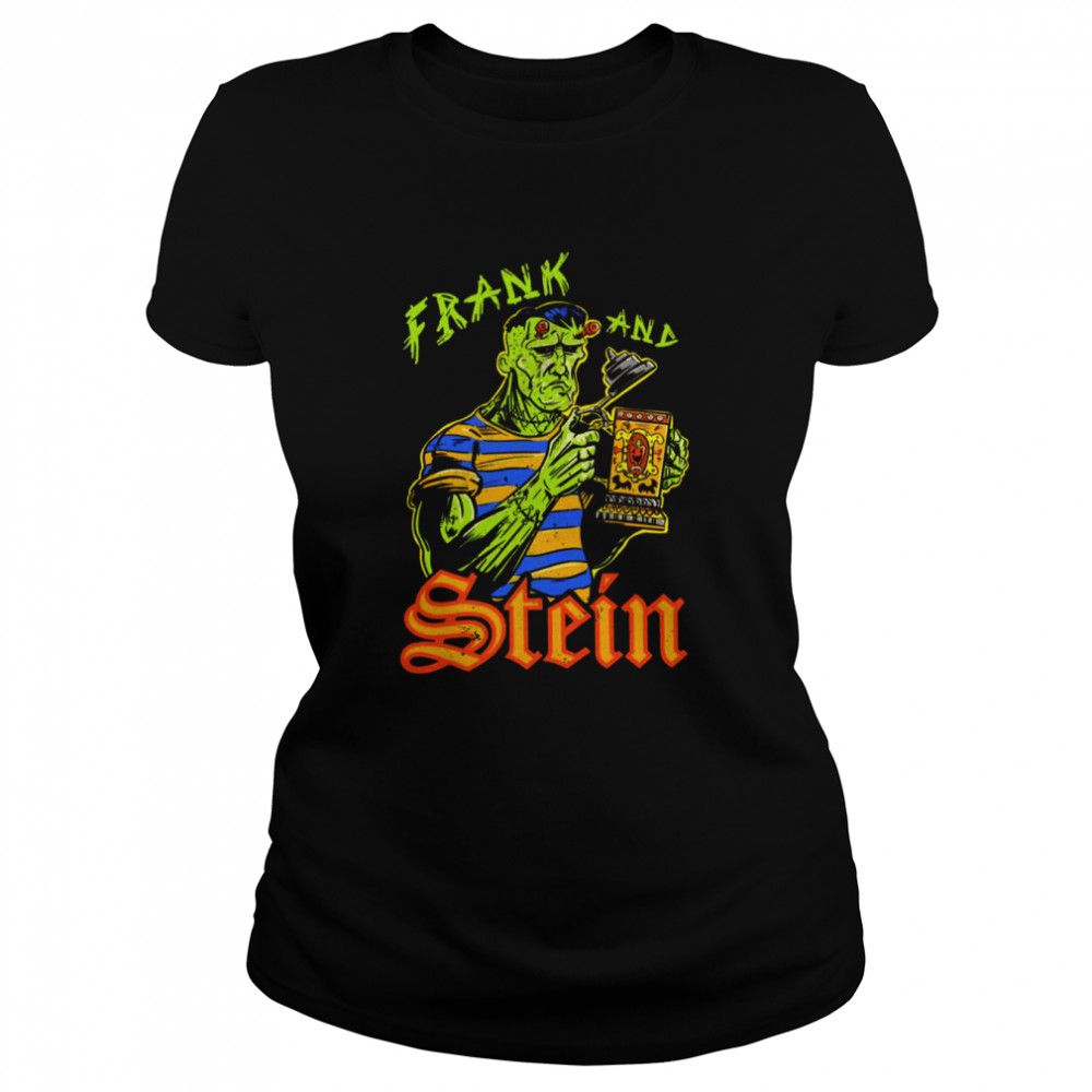 The Dead Guy Still Alive Frank And Stein Halloween shirt Classic Women's T-shirt
