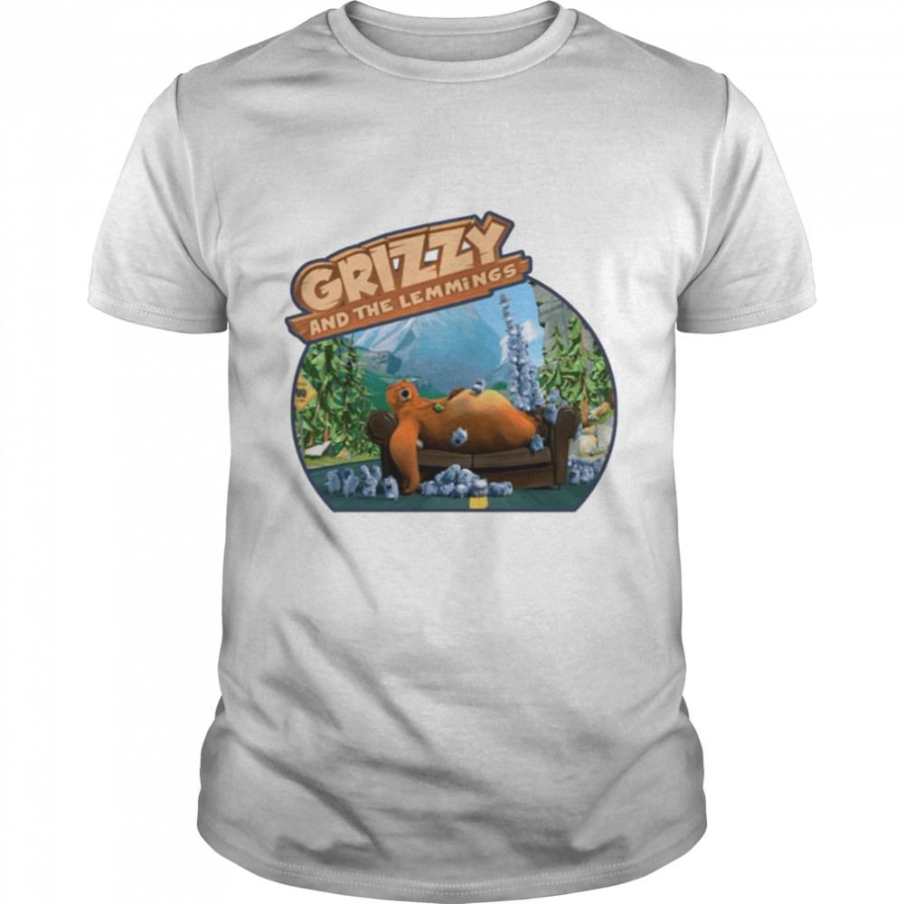 The Funny Bear Grizzy And The Lemmings shirt Classic Men's T-shirt