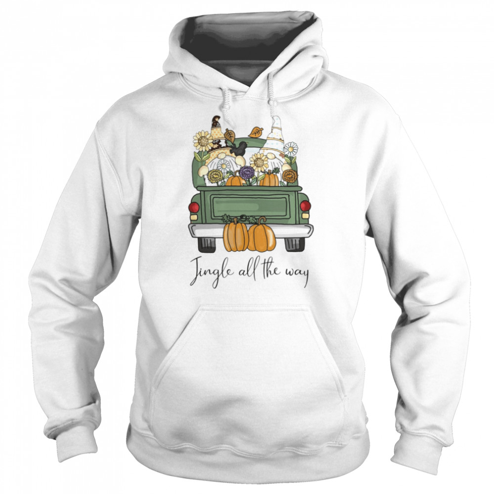 The Gnomes Autumn Jingle All The Way shirt Unisex Hoodie